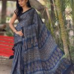 mirror work saree