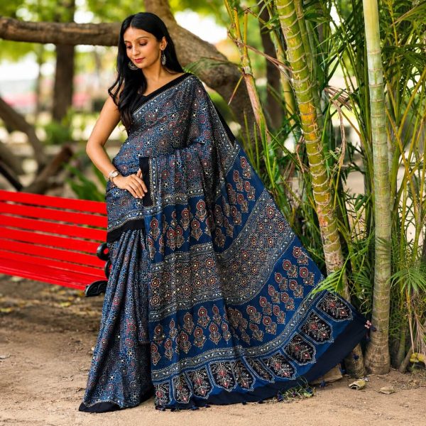 Mirror-work-saree