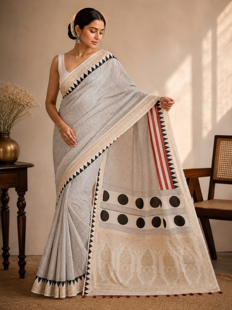 gota patti saree