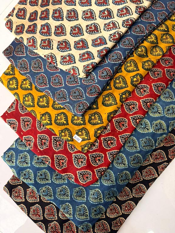 Ajrakh Handblock Print Fabric