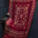 Pure Gajji Silk Bandhani Designer Dupatta