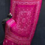 Pure Gajji Silk Bandhani Designer Dupatta