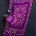 Pure Gajji Silk Bandhani Designer Dupatta
