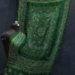 Pure Gajji Silk Bandhani Designer Dupatta
