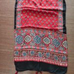 Modal Ajrakh Block Print Stole
