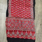 Modal Ajrakh Block Print Stole