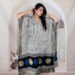 Heritage Block Printed Modal Kaftan