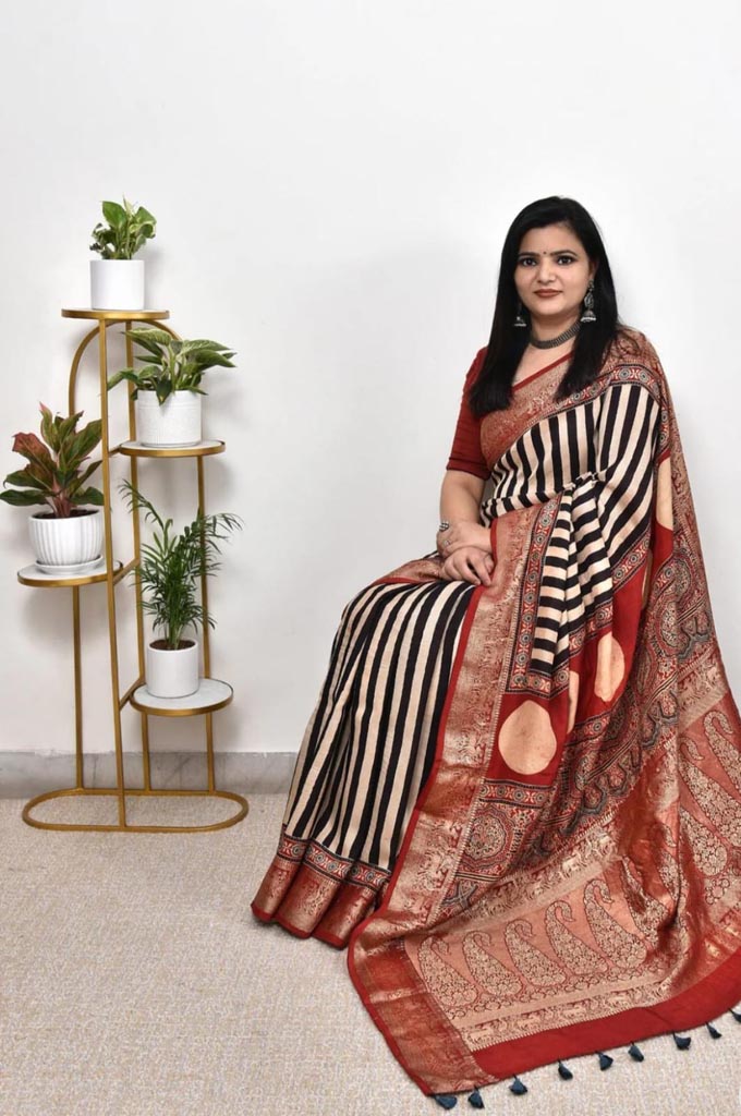 Modal Silk Saree