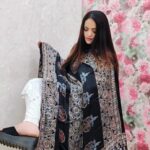 Modal Silk Ajrakh Handblock Print Dupatta