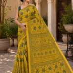 ajrakh saree