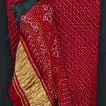 Pure Gajji Rai Bandhej Saree