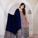 Silk Ajrakh Handblock Print Suit Pieces