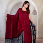 Silk Ajrakh Handblock Print Suit Pieces