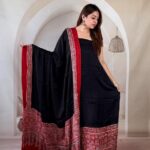 Silk Ajrakh Handblock Print Suit Pieces