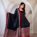 Silk Ajrakh Handblock Print Suit Pieces
